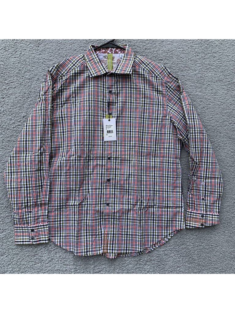 Robert Graham Mens Xl Shirt Cape Vincent Classic Fit Ls